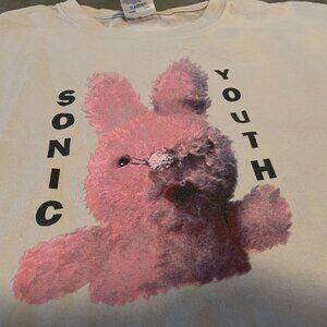 Sonic Youth "Dirty" t-shirt light gray size medium